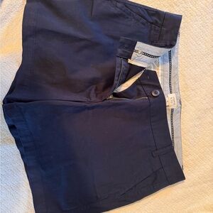 Crown & Ivy Blue Bermuda Shorts Classic Fit